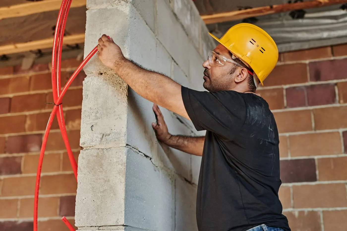 Handwerker bei der Arbeit